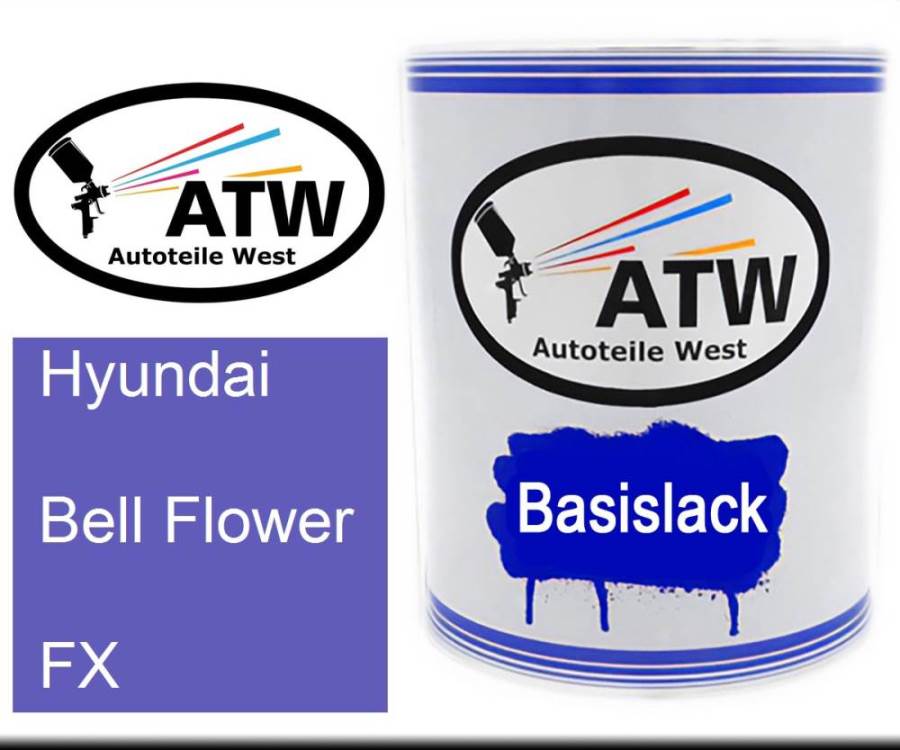 Hyundai, Bell Flower, FX: 1L Lackdose, von ATW Autoteile West.